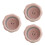 3Pcs Pink Folding Wash Basins Large Capacity Durable 5