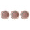3Pcs Pink Folding Wash Basins Large Capacity Durable 6