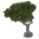 2Pcs High Simulation Miniature Olive Green Trees for Sand Table Decor 2