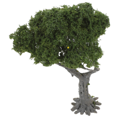 2Pcs High Simulation Miniature Olive Green Trees for Sand Table Decor 1