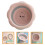 3Pcs Pink Folding Wash Basins Large Capacity Durable 9