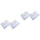 4Pièces Étui PVC Transparent A5 Protège Bouton Pression 4