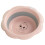 3Pcs Pink Folding Wash Basins Large Capacity Durable 10