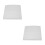 2Pcs High Density White Sponge Seat Supports for Sagging Sofa Cushions 6