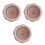 3Pcs Pink Folding Wash Basins Large Capacity Durable 7