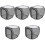5Pcs Foldable Black Viewing Cage Breathable Insects Cage for Home 6