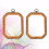 6 Pcs Cross Stitch Circle Three-Dimensional Embroidery 11