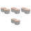 8 Pcs Cookie Tins With Lids: Decorative Metal Storage Containers 9