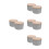 8 Pcs Cookie Tins With Lids: Decorative Metal Storage Containers 4