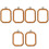 6 Pcs Cross Stitch Circle Three-Dimensional Embroidery 3