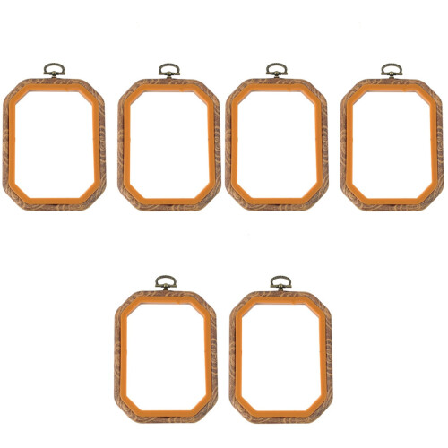 6 Pcs Cross Stitch Circle Three-Dimensional Embroidery 2