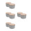 8 Pcs Cookie Tins With Lids: Decorative Metal Storage Containers 8