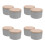 8 Pcs Cookie Tins With Lids: Decorative Metal Storage Containers 6