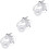3Pcs White LED Ring Light Dimmable Fill Light for Selfie and Makeup 5