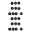 2 Count Digital Hand Card Acrylic Tag Number Key Tags Rings Hotel 5