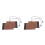 4Pcs Motorcycle Heated Handlebar Grip Covers with PU Brown 9