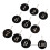 2 Count Digital Hand Card Acrylic Tag Number Key Tags Rings Hotel 8
