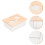 2pcs Hamster Sandbox Small Pet Acrylic Splash 8