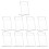 45 Pcs Acrylic Display Stand L-Shape Slanted Desktop Menu Holder 1
