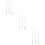 9 Pcs Sterling Silver Adjustable Extender Chain For Bracelets Diy 9