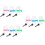 9 Pcs Simple Hamster Water Feeder Practical Drinking Tool Random Color 7