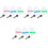 9 Pcs Simple Hamster Water Feeder Practical Drinking Tool Random Color 3