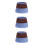 3Pcs Blue Ceramic Match Holder Jar Multi-Functional Storage Container 6