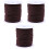 3pcs Dark Elastic Rope Jewelry Elastic String Cord Beads String For Diy Bracelet Making 3