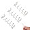 8pcs Bamboo Trolley Release Key Shopping Cart Token Keychain Practical 4
