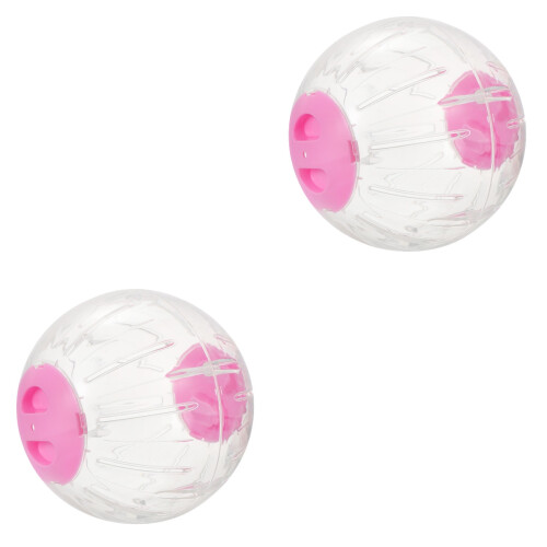 2pcs Hamster Running Ball Plastic Sports Squirrel 2