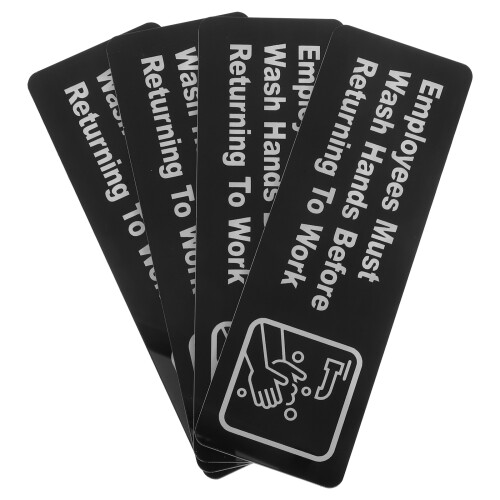 16Pcs Handwashing Signs for Employees Office Bathroom Use 1