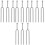 12 Pcs Musical Instruments Tone Tuning Forks Tool Classical 3