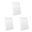 3Pcs White Desktop Sign Holder ABS Price Tags Display Stand 11