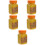 5Pcs Yellow Sponge Flock Scatter for Model Making Realistic Grass 8