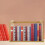 3Pcs Practical Khaki Wood Desktop Bookcase Vinyl Record Storage Holder 4
