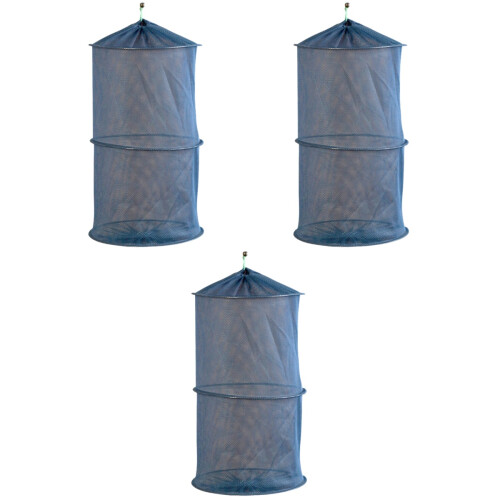 3pcs Fishing Net Net Mesh Net Shrimp Pot Fold 2
