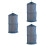 3pcs Fishing Net Net Mesh Net Shrimp Pot Fold 6