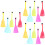 15Pcs Assorted Color Keyboard Cleaning Brush for Home Office Use 7