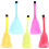 15Pcs Assorted Color Keyboard Cleaning Brush for Home Office Use 11