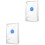 2Pcs Vacuum Storage Bag White Space Saving Clothes Organizer 3