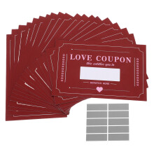 Red Scratch Off Valentines Cards for Couples DIY Date Night Fun