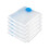 2Pcs Vacuum Storage Bag White Space Saving Clothes Organizer 10