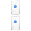 2Pcs Vacuum Storage Bag White Space Saving Clothes Organizer 5