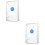 2Pcs Vacuum Storage Bag White Space Saving Clothes Organizer 6