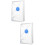 2Pcs Vacuum Storage Bag White Space Saving Clothes Organizer 7