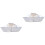 2Pcs Silver Hairdressing Capes Waterproof Polyester Salon Barber Use 4