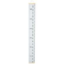 2Pcs Kids Height Measurement Ruler Grey Removable Wall Hanging Chart