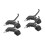 4pcs Folding Towel Hooks Multi-Functional Coat Hanger For Bathroom Kitchen Bedroom Space-Saving Design Screw Installation 6
