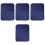 4Pcs Heating Pads Soft Self Heating Pet Mats for Home 4