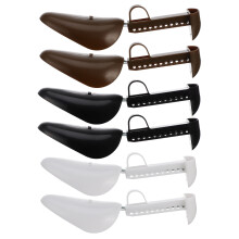 Shoe Stretcher Plastic Adjustable Shape 6pairs 9.4x3.5x0.8in